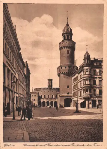 Görlitz Obermarkt mit Kaisertrutz gl1931 192.990