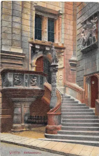 Görlitz Historische Rathaustreppe gl1927 193.008
