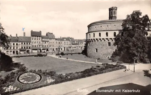 Görlitz Blumenuhr mit Kaisertrutz gl1964 193.023