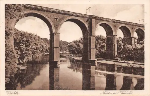 Görlitz Neisse mit Viadukt gl1932 193.025