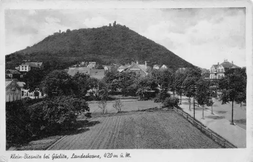 Klein-Biesnitz bei Görlitz mit Landeskrone gl1952 193.032