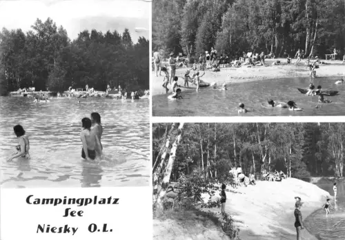 Niesky Campingplatz Mehrbildkarte gl1984 193.050