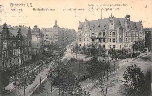 Chemnitz Oberpostdirektion am Stephanplatz gl1909 193.063