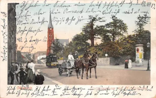 Chemnitz Stollbergstraße mit Nikolaikirche gl1903 193.065
