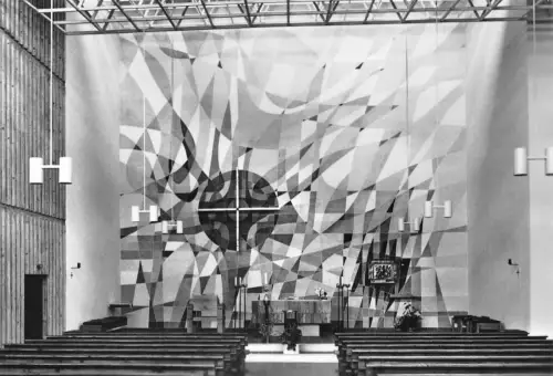 Karl-Marx-Stadt St.-Franziskus-Gemeinde Blick zum Altar ngl 193.057