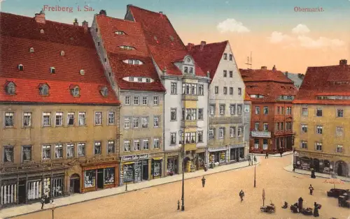 Freiberg (Sachsen) Obermarkt feldpgl1917 193.179