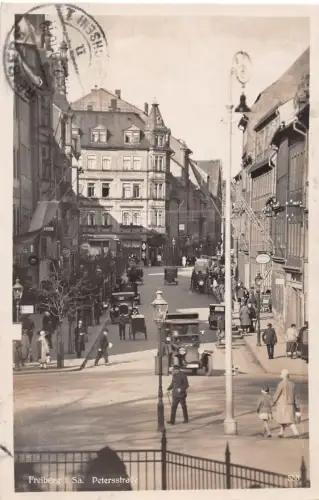 Freiberg (Sachsen) Petersstraße gl1930 193.163