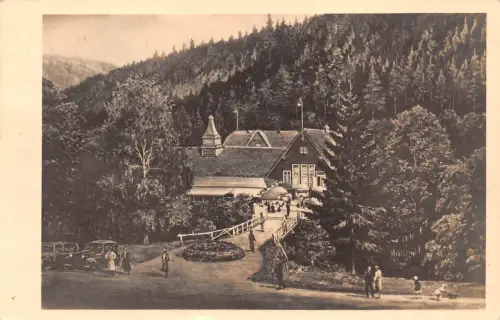 Freiberg (Sachsen) HO-Gasststätte Schrödermühle Fotokarte gl1954 193.196