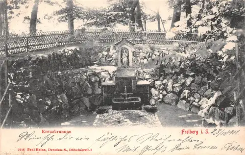 Freiberg (Sachsen) Kreuzbrunnen gl1901 193.202
