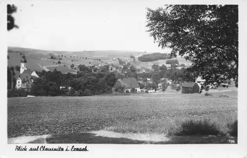 Clausnitz i. Erzgeb. Panorama Fotokarte gl 193.258