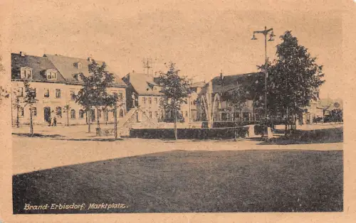 Brand-Erbisdorf Marktplatz gl1949 193.327