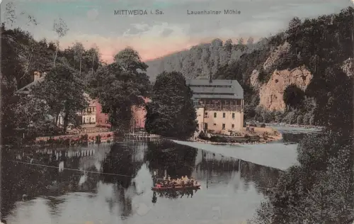 Mittweida in Sachsen Lauenhainer Mühle gl1917 193.340