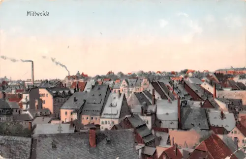 Mittweida in Sachsen Panorama ngl 193.345