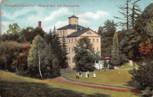 Hohestein-Ernstthal Mineralbad mit Eisenquelle gl1911 193.397