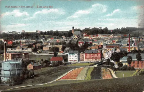 Hohestein-Ernstthal Totalansicht gl1911 193.407