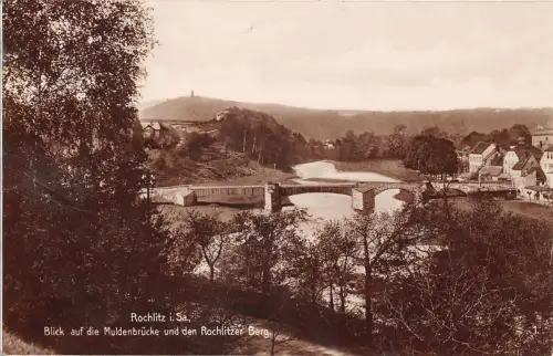 Rochlitz Blick auf die Muldenbrücke bahnpgl1928 193.458