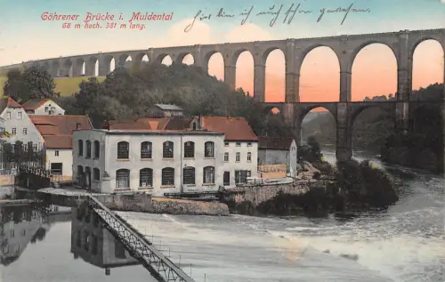 Rochsburg a. d. Mulde Göhrner Eisenbahnbrücke ngl 193.476