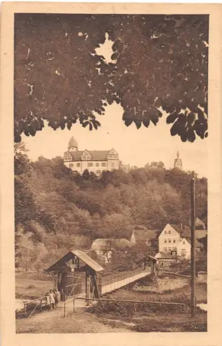 Rochsburg a. d. Mulde Schloß mit Hängebrücke gl 193.469
