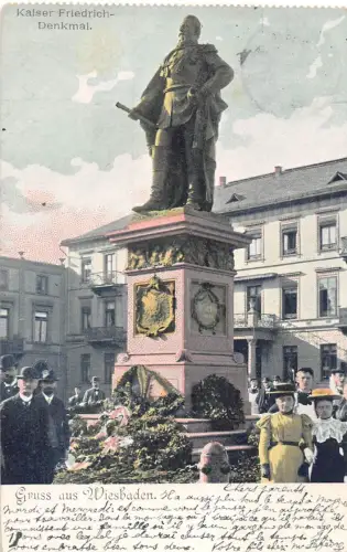 Wiesbaden Kaiser-Friedrichdenkmal gl1903 193.535