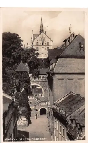 Wiesbaden Römertor Heidenmauer ngl 193.543