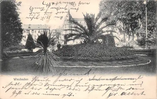 Wiesbaden Bowling Green mit Kaiser-Friedrich-Platz gl1905 193.576