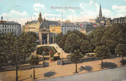 Wiesbaden Kochbrunnen gl1911 193.597