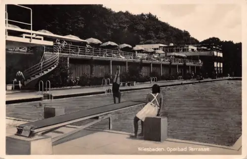 Wiesbaden Opelbad Terrasse gl 193.603