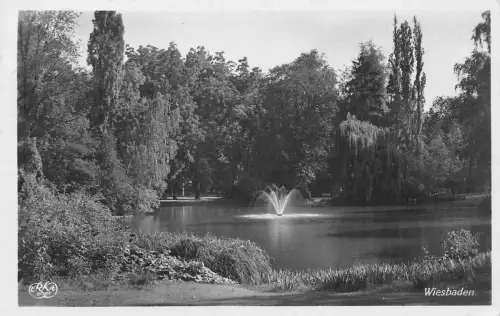 Wiesbaden Parkanlagen Warmer Damm gl1930 193.615