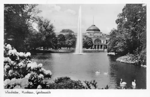 Wiesbaden Kurhaus Gartenansicht gl1954 193.632