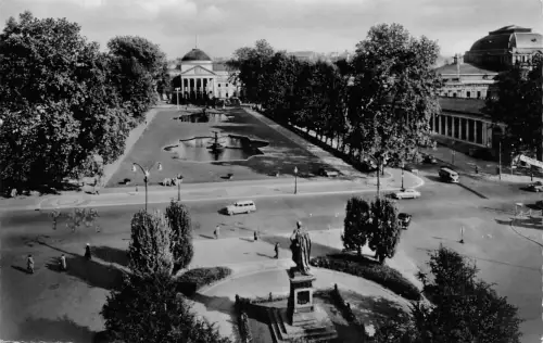 Wiesbaden Blick auf die Kuranlagen gl1959 193.629