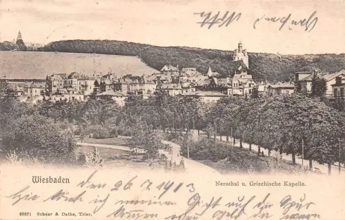 Wiesbaden Nerothal Griechische Kapelle gl1903 193.669