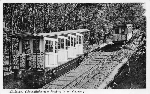 Wiesbaden Zahnradbahn zum Neroberg gl1955 193.676