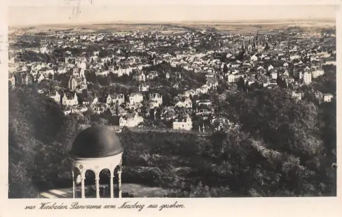 Wiesbaden Panorama vom Neroberg gl1930 193.685