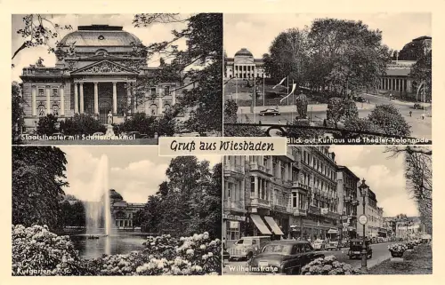 Wiesbaden Mehrbildkarte ngl 193.710