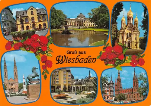 Wiesbaden Mehrbildkarte gl 193.713