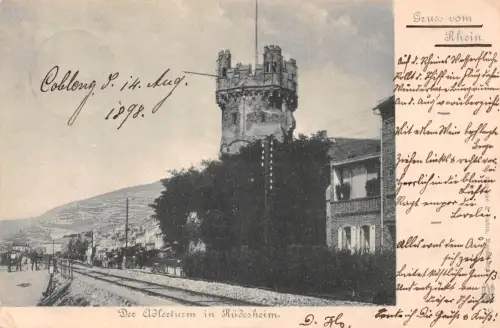 Rüdesheim a. Rhein Der Adlerturm gl1898 193.716