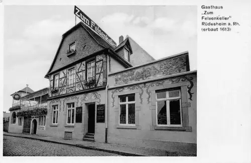 Rüdesheim a. Rhein Gasthaus "Zum Felsenkeller" ngl 193.722