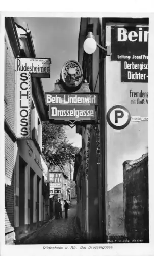 Rüdesheim a. Rhein Die Drosselgasse ngl 193.734