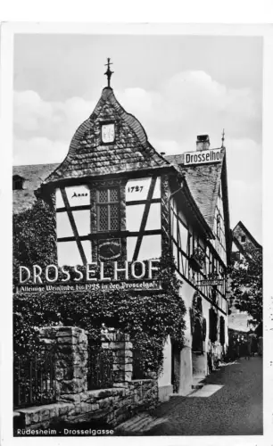 Rüdesheim a. Rhein Drosselgasse mit Drosselhof ngl 193.729
