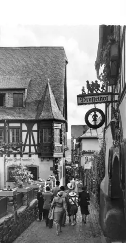 Rüdesheim a. Rhein Drosselgasse gl1954 193.741