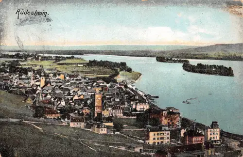 Rüdesheim a. Rhein Panorama gl1909 193.751