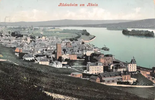 Rüdesheim a. Rhein Panorama gl1906 193.754