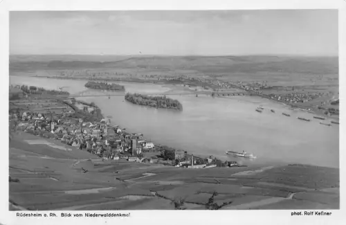 Rüdesheim a. Rhein Blick vom Niederwalddenkmal ngl 193.765