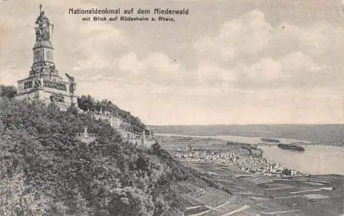 Rüdesheim a. Rhein Nationaldenkmal gl1928 193.783