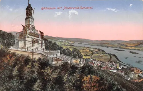 Rüdesheim a. Rhein Nationaldenkmal feldpgl1916 193.790