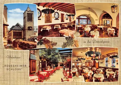 Rüdesheim a. Rhein Mehrbildkarte Schloß ngl 193.801