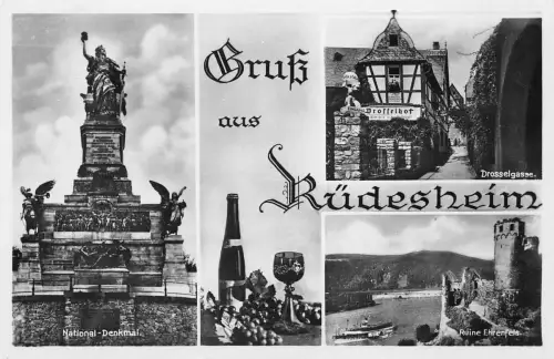 Rüdesheim a. Rhein Mehrbildkarte gl1951 193.807