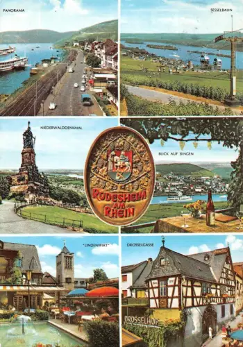 Rüdesheim a. Rhein Mehrbildkarte gl1980 193.811