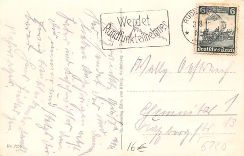 Rüdesheim a. Rhein Rheinstraße gl1935 193.824