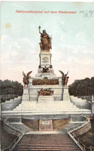 Rüdesheim a. Rhein Nationaldenkmal gl1909 193.858